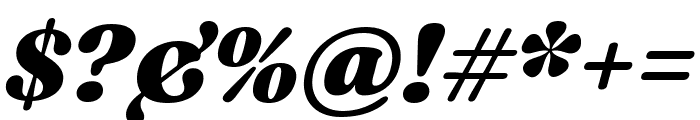 Fraunces 900italic Font OTHER CHARS