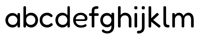 Fredoka Regular Font LOWERCASE
