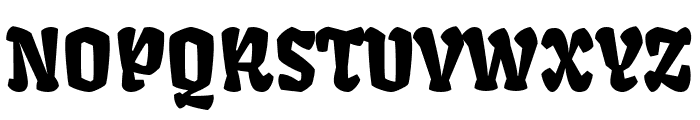 Fruktur regular Font UPPERCASE