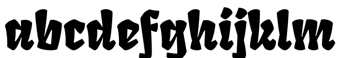 Fruktur regular Font LOWERCASE