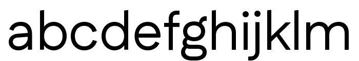 Fustat Regular Font LOWERCASE