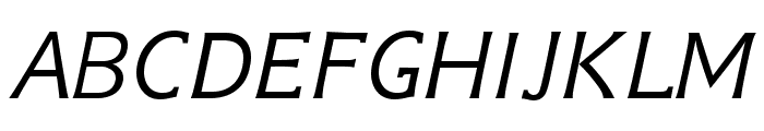 GFS Neohellenic italic Font UPPERCASE