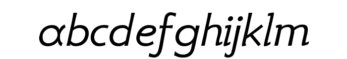 GFS Neohellenic italic Font LOWERCASE