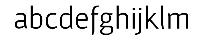 Gafata regular Font LOWERCASE
