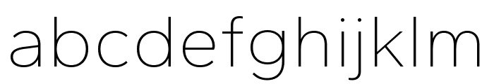 Gantari 100 Font LOWERCASE