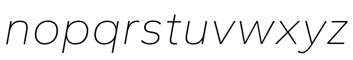 Gantari 100italic Font LOWERCASE