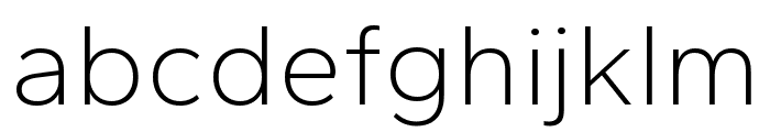 Gantari 200 Font LOWERCASE