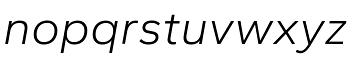 Gantari 300italic Font LOWERCASE