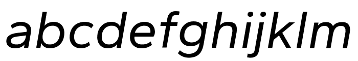 Gantari Italic Font LOWERCASE