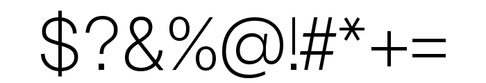 Geist 200 Font OTHER CHARS