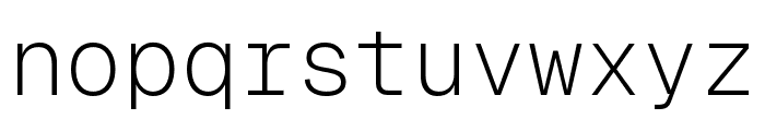Geist Mono 200 Font LOWERCASE