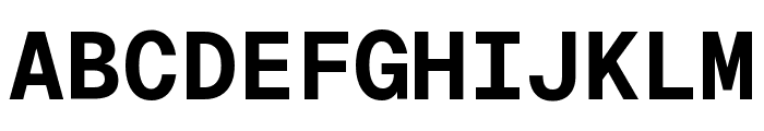 Geist Mono 700 Font UPPERCASE