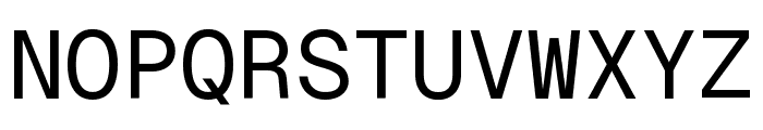 Geist Mono Regular Font UPPERCASE