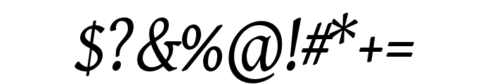 Gentium Basic italic Font OTHER CHARS