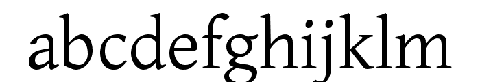 Gentium Basic regular Font LOWERCASE