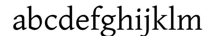 Gentium Plus Regular Font LOWERCASE