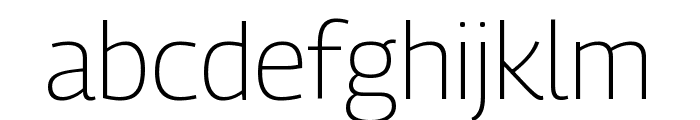 Georama 200 Font LOWERCASE