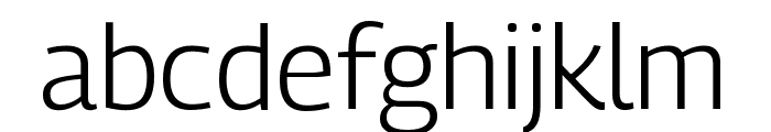 Georama 300 Font LOWERCASE