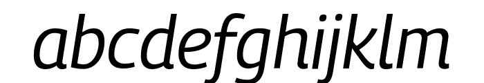 Georama Italic Font LOWERCASE