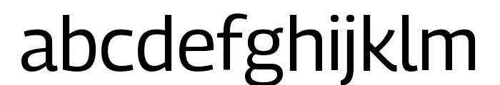 Georama Regular Font LOWERCASE