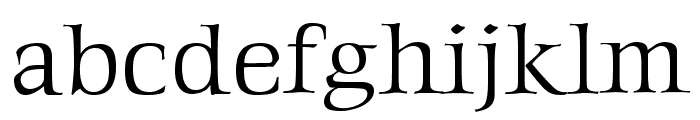 Gideon Roman Regular Font LOWERCASE
