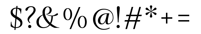 Gilda Display regular Font OTHER CHARS