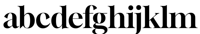 Gloock Regular Font LOWERCASE