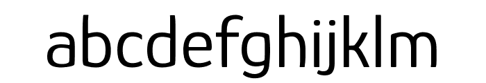 Glory Regular Font LOWERCASE