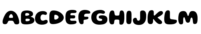 Gluten 700 Font UPPERCASE