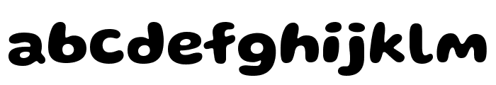 Gluten 700 Font LOWERCASE