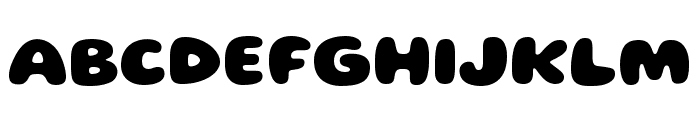 Gluten 800 Font UPPERCASE