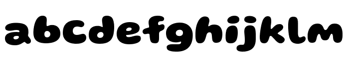 Gluten 800 Font LOWERCASE