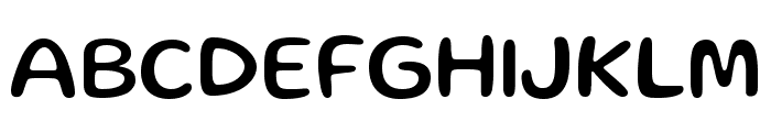 Gluten Regular Font UPPERCASE