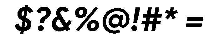 Google Sans 700italic Font OTHER CHARS