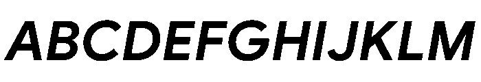 Google Sans 700italic Font UPPERCASE