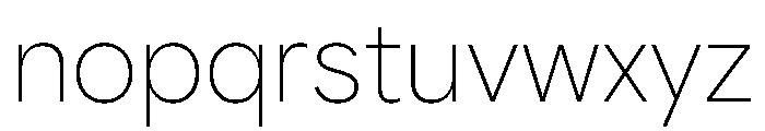 Google Sans Flex 100 Font LOWERCASE