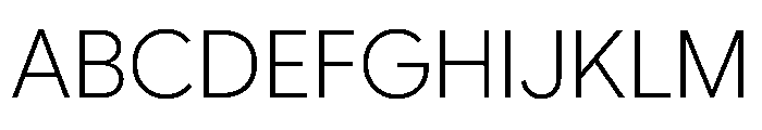 Google Sans Flex 200 Font UPPERCASE