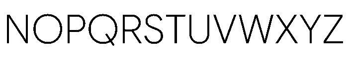 Google Sans Flex 200 Font UPPERCASE