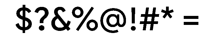 Google Sans Flex 500 Font OTHER CHARS