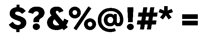 Google Sans Flex 800 Font OTHER CHARS
