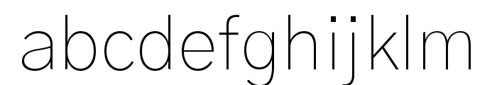 Gothic A1 100 Font LOWERCASE