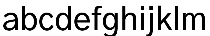 Gothic A1 500 Font LOWERCASE