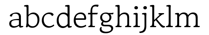 Gowun Batang Regular Font LOWERCASE