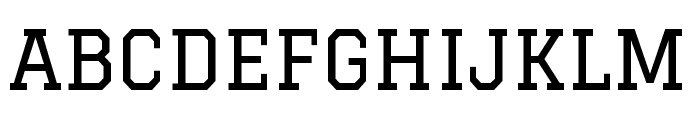 Graduate regular Font UPPERCASE