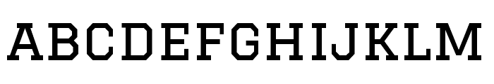 Graduate regular Font LOWERCASE