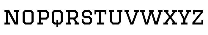 Graduate regular Font LOWERCASE