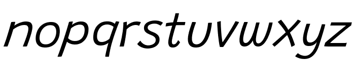 Grandstander 300italic Font LOWERCASE