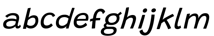 Grandstander Italic Font LOWERCASE