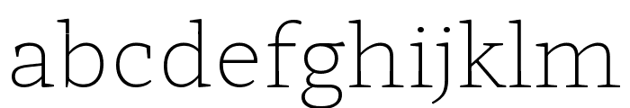 Hahmlet 100 Font LOWERCASE