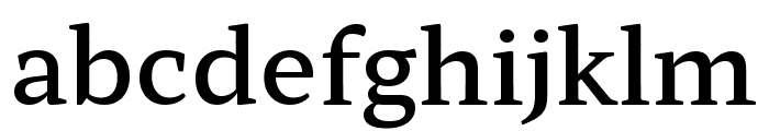 Hahmlet 500 Font LOWERCASE